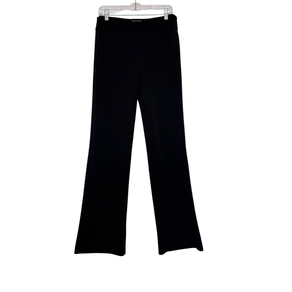Christian Siriano New York Black Flare Leg Dress Pants Womens Size Medium